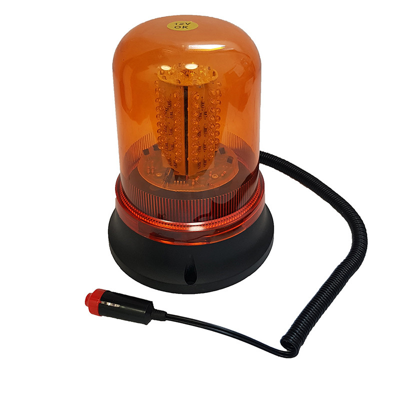 Girofar LED 12V cu talpa magnetica si alimentare la bricheta