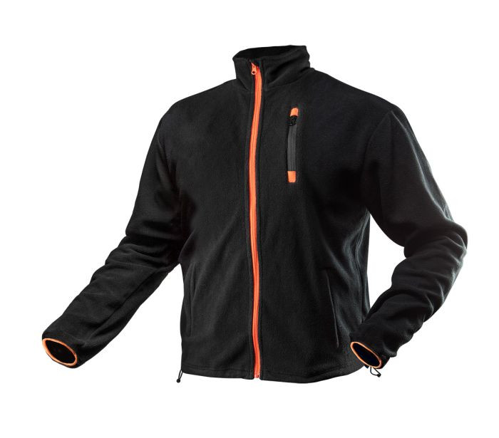 Hanorac din fleece polar, negru, marimea XL 56