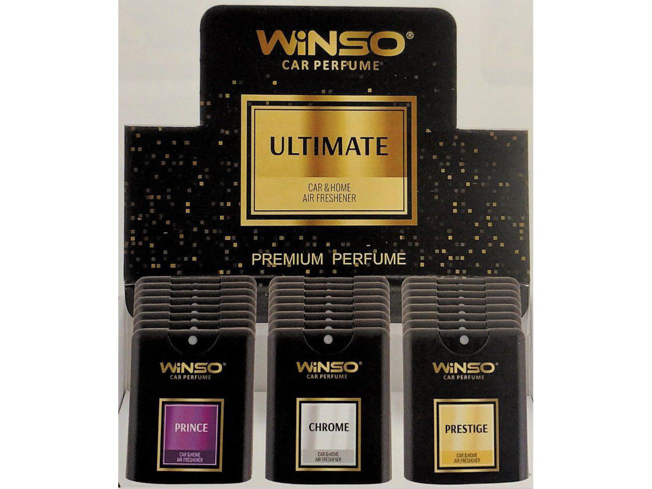 Odorizant Winso Ultimate Slim Spray 18 ml Mix Display (24 pcs. in paper display)