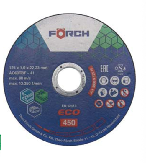 Disc taiere Metal Inox Eco 450 125x1mm