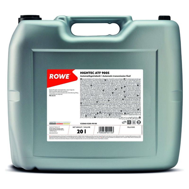 ULEI CUTIE AUTOMATA ROWE HIGHTEC ATF 9005 20L