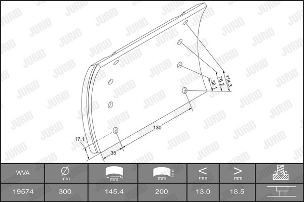 Set saboti frana Jurid