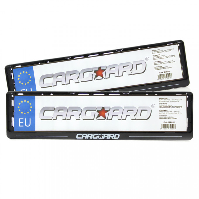 Set suporti pentru numerele de inmatriculare - CARGUARD